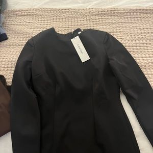 Black long sleeve dress